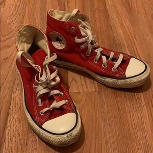 High Top Red Converse